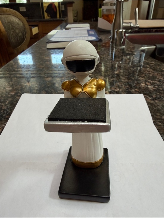 Other - Alien Watch Stand Holder White and Gold